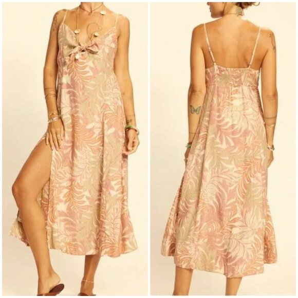 💕NATALIE MARTIN💕 Sophie Dress ~ Jungle Print Clay 100% Silk Large L NWT - Picture 6 of 16